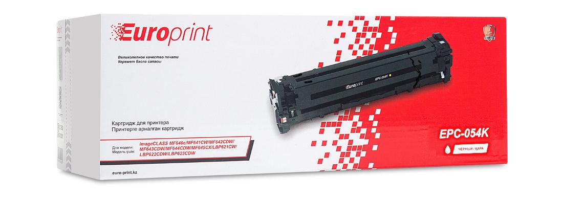 Картридж Europrint EPC-054K, черный, чип