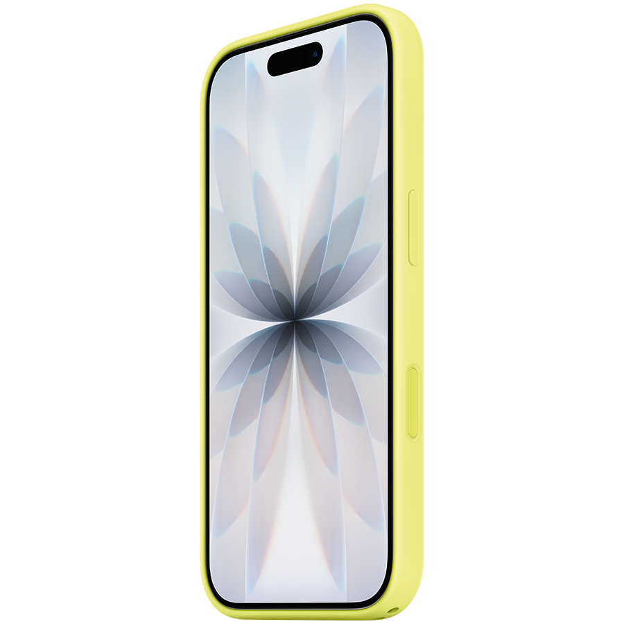 iPhone 17 Silicone Case with MagSafe - Neon Yellow (MGEV4ZM/A), Model A3558