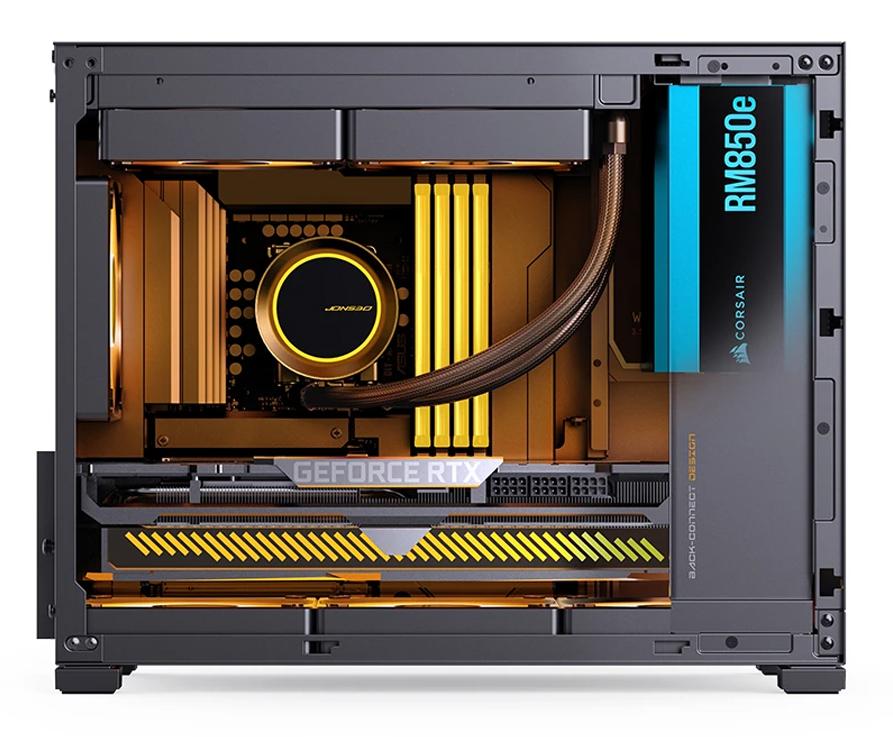 Корпус Jonsbo D32 STD (D32 STD Black), Mini Tower, черный