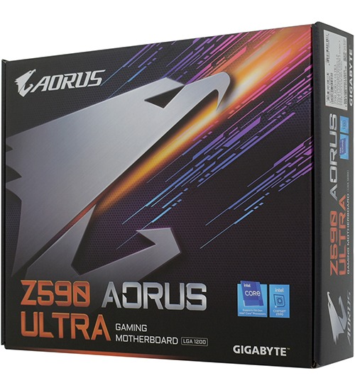 Материнская плата Gigabyte Z590 AORUS ULTRA MB [LGA 1200, Z590, 4xDDR 4, 2xM.2, 3xPCI-E x16, Standard-ATX]
