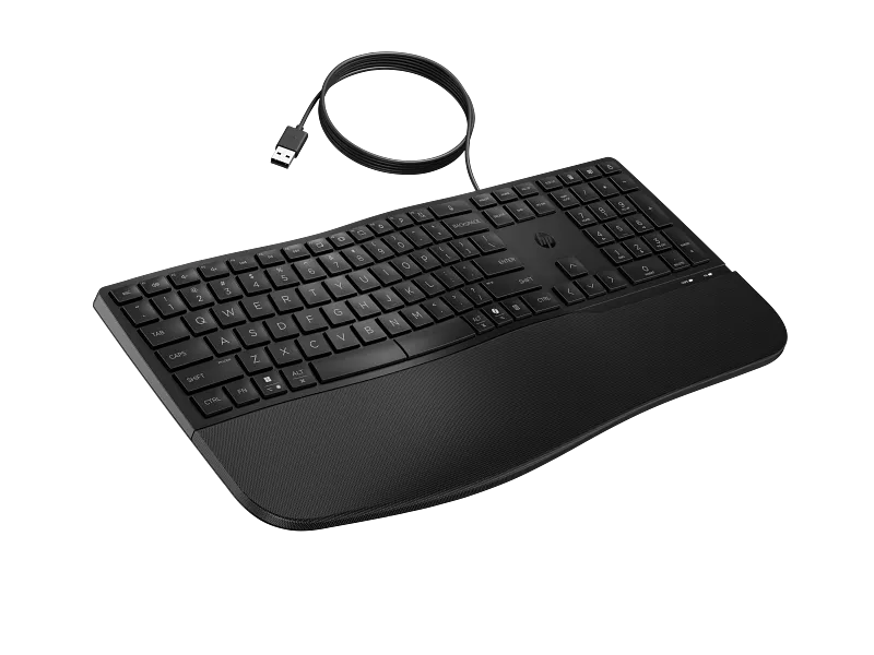 Клавиатура HP 480 (8T6M1AA) [мембранная, проводная, черная]