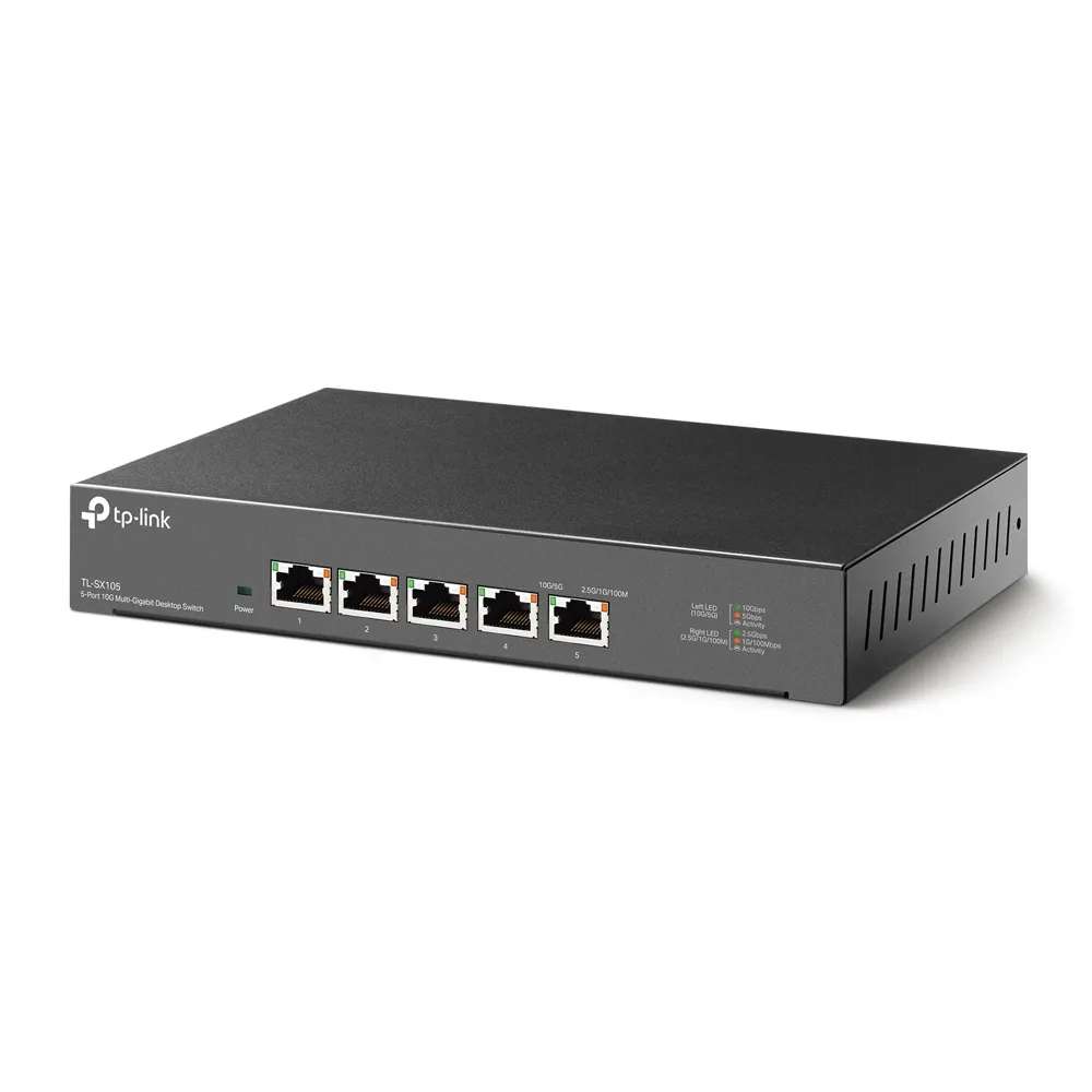 Коммутатор 10GE  5-портовый Tp-Link TL-SX105