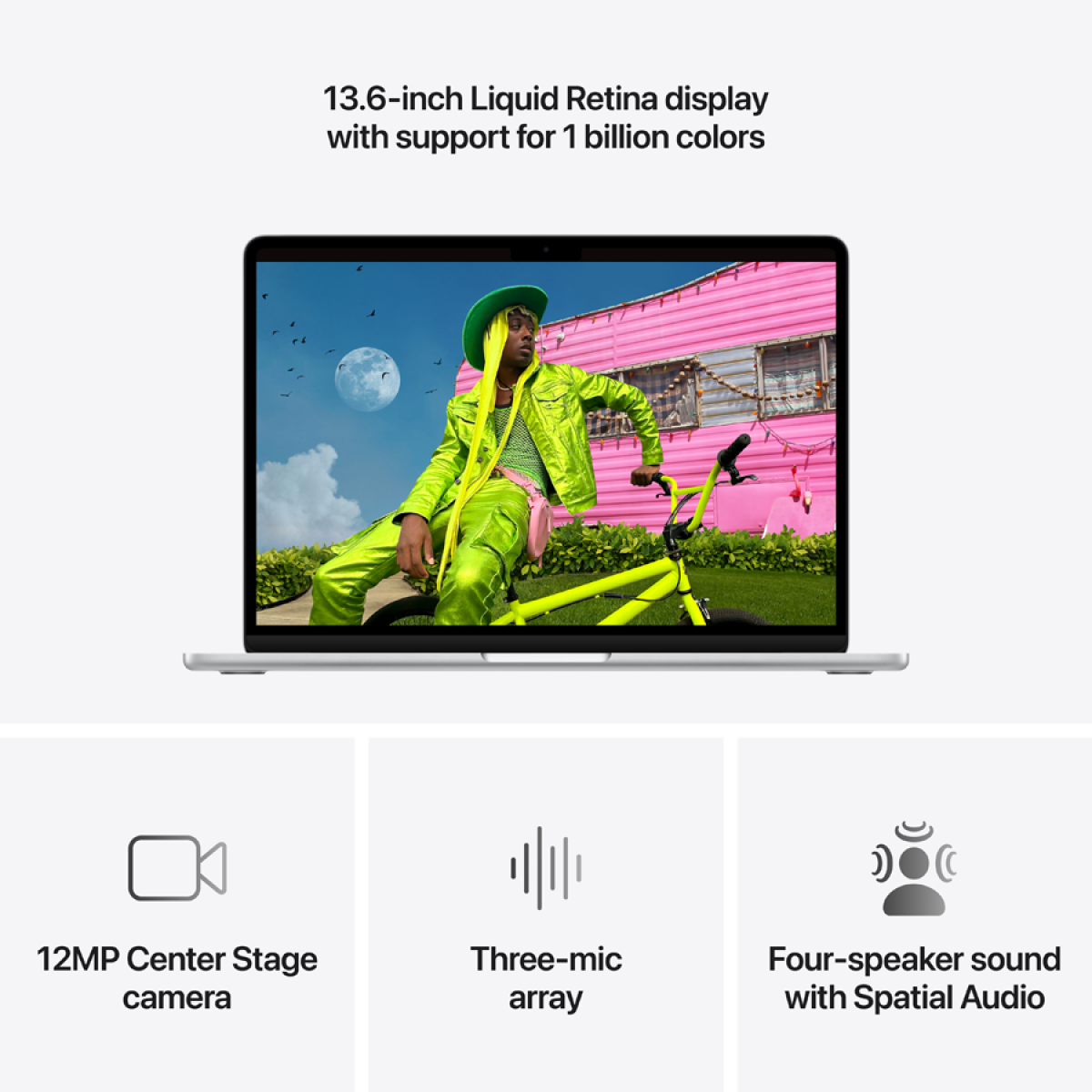 Ноутбук Apple MacBook Air A3449 (MDH74RU/A) [13", M5, 16 ГБ ОЗУ, 512 ГБ SSD, MacOS]