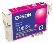 Картридж струйный, Epson, T0822, пурпурный, оригинал - купить по цене 830 тг. в интернет-магазине Forcecom.kz