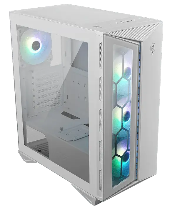 Корпус MSI MPG Gungnir 110R [Midi Tower, 4 x 120 мм ARGB, Белый]