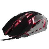 Мышь MeeTion M915 (MT-M915 Black) [проводная, светодиодная, 2400 DPI, 250 Гц, подсветка, черная]