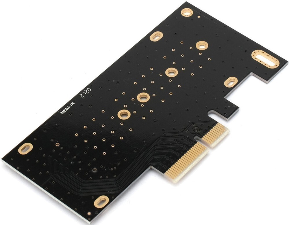 Переходник PCI-E -> SSD M.2 (NVMe) I/O Card converter, Gembird MF-PCIE-NVME