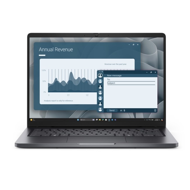 Ноутбук Dell Pro 14 PC14255 (210-BQQD) [14", Ryzen 5 220, 8 ГБ ОЗУ, 512 ГБ SSD, Windows 11 Pro]