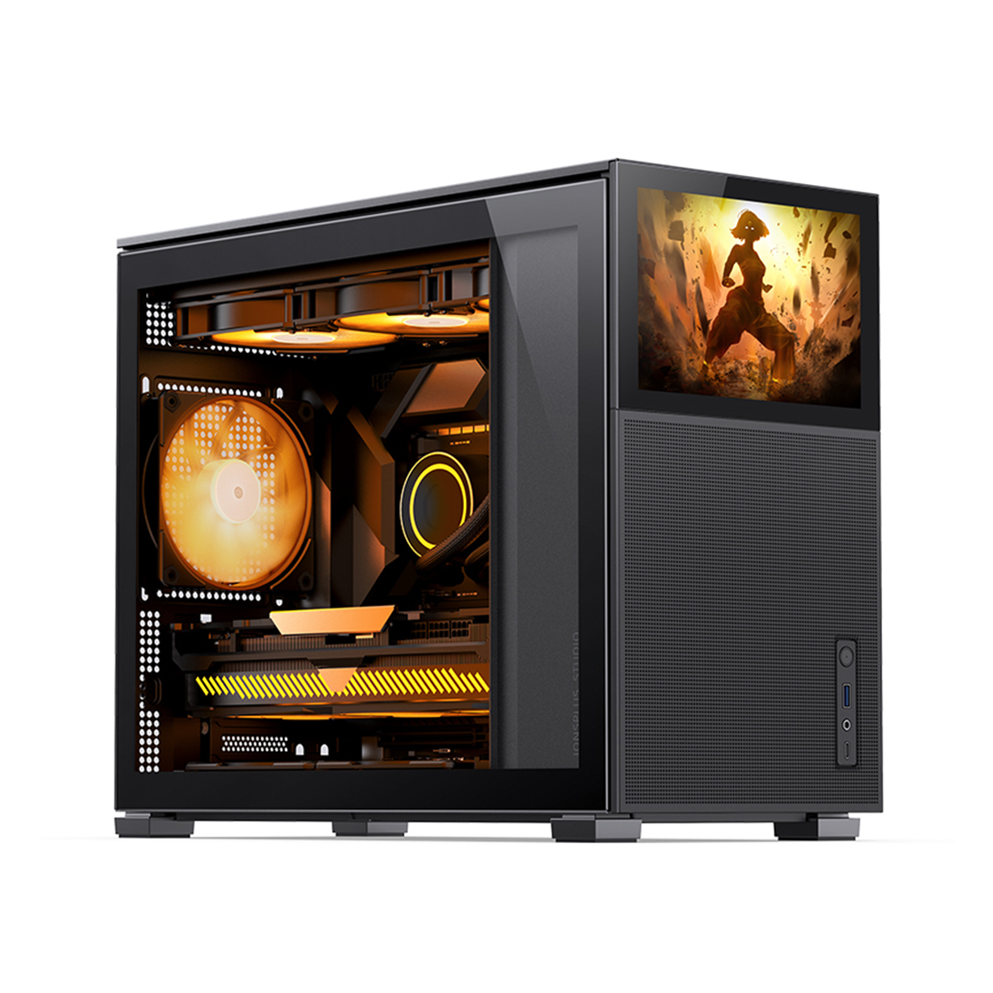 Корпус Jonsbo D31 MESH SCREEN (D31 MESH SC Black) [Mini Tower, черный]