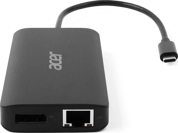 Док-станция  Acer 12in1 Type C dongle: 2 x USB3.2, 2 x USB2.0, 1x SD/TF, 2 x HDMI, 1 x PD, 1 x  