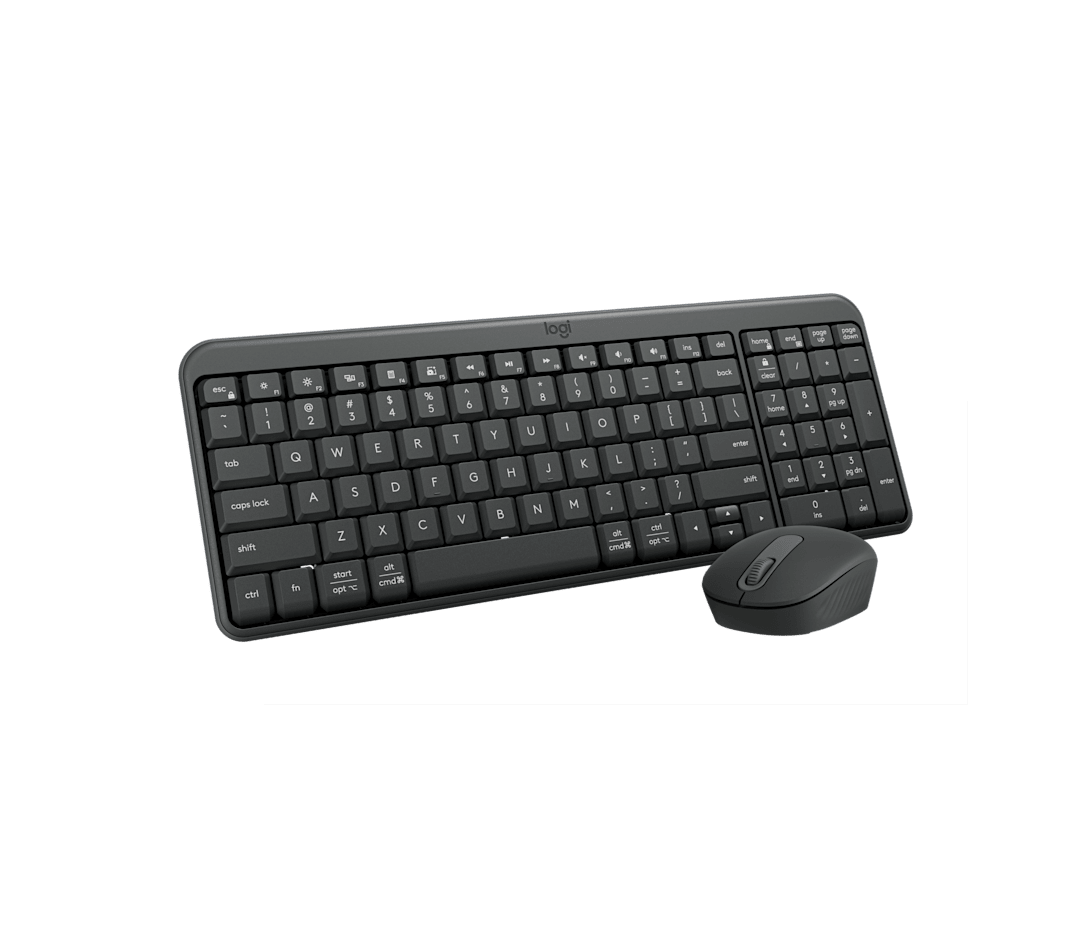 Клавиатура+мышь Logitech MK250 (920-013853) [мембранная, беспроводная, серая]