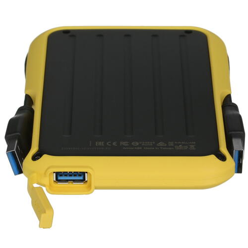 Внешний жесткий диск Silicon Power A66, SP020TBPHD66SS3Y, 2 TB, black-yellow 