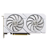 Видеокарта Asus DUAL RTX 4060 OC (DUAL-RTX4060-O8G-EVO-WHITE) [8 ГБ, GDDR6, 128 бит, HDMI, DisplayPort (3 шт)]