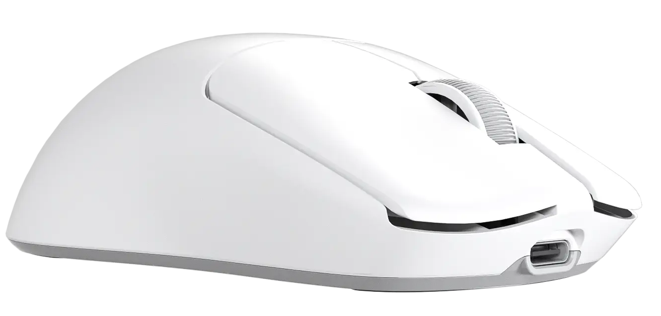 Мышь MeeTion GW40 (MT-GW40-B WH+Gray) [проводная + беспроводная, светодиодная, 7200 DPI, 1000 Гц, белый]