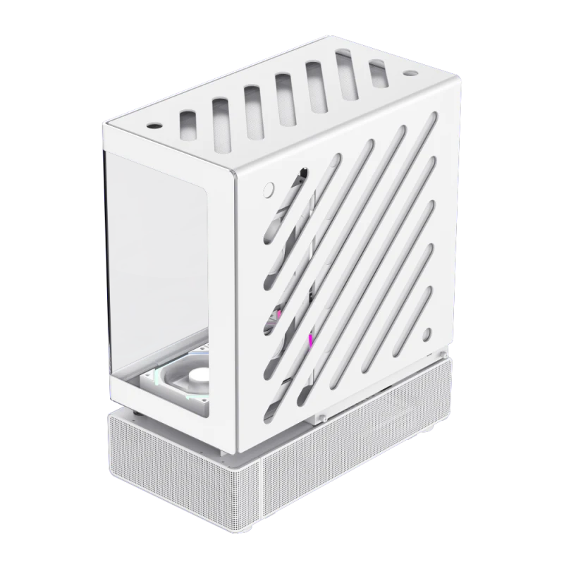 Корпус GameMax N80 WH White (12118000002) [Midi Tower, 6 x 120мм ARGB, белый]