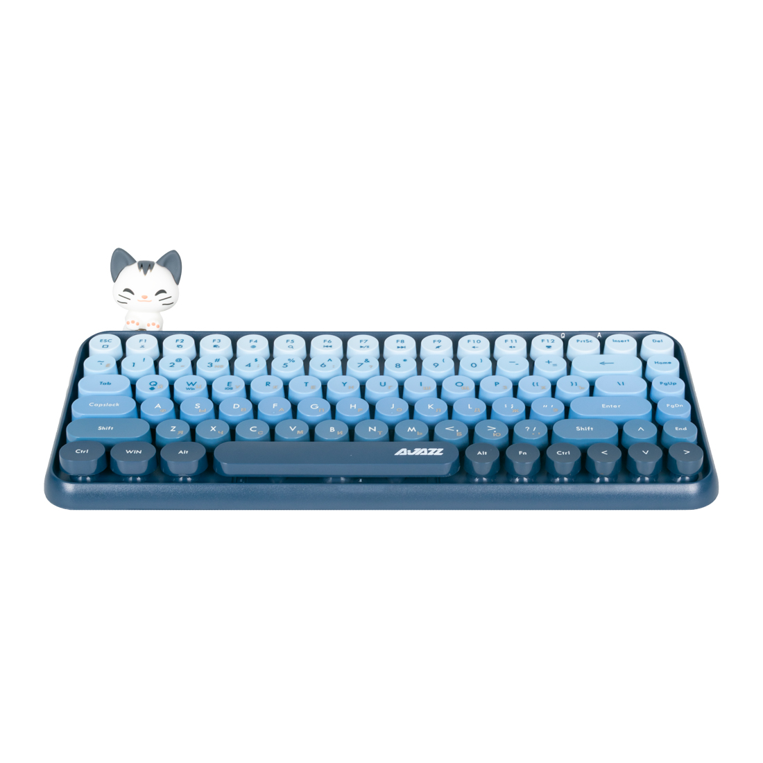 Клавиатура Ajazz 308i Cat Gradient [мембранная, проводная, синяя]