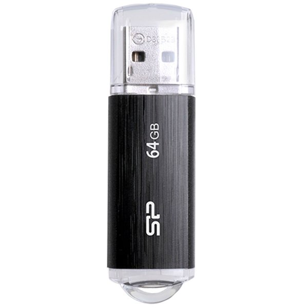 USB Флеш Silicon Power Ultima - U02 64ГБ (SP064GBUF2U02V1K) USB 2.0, Черный