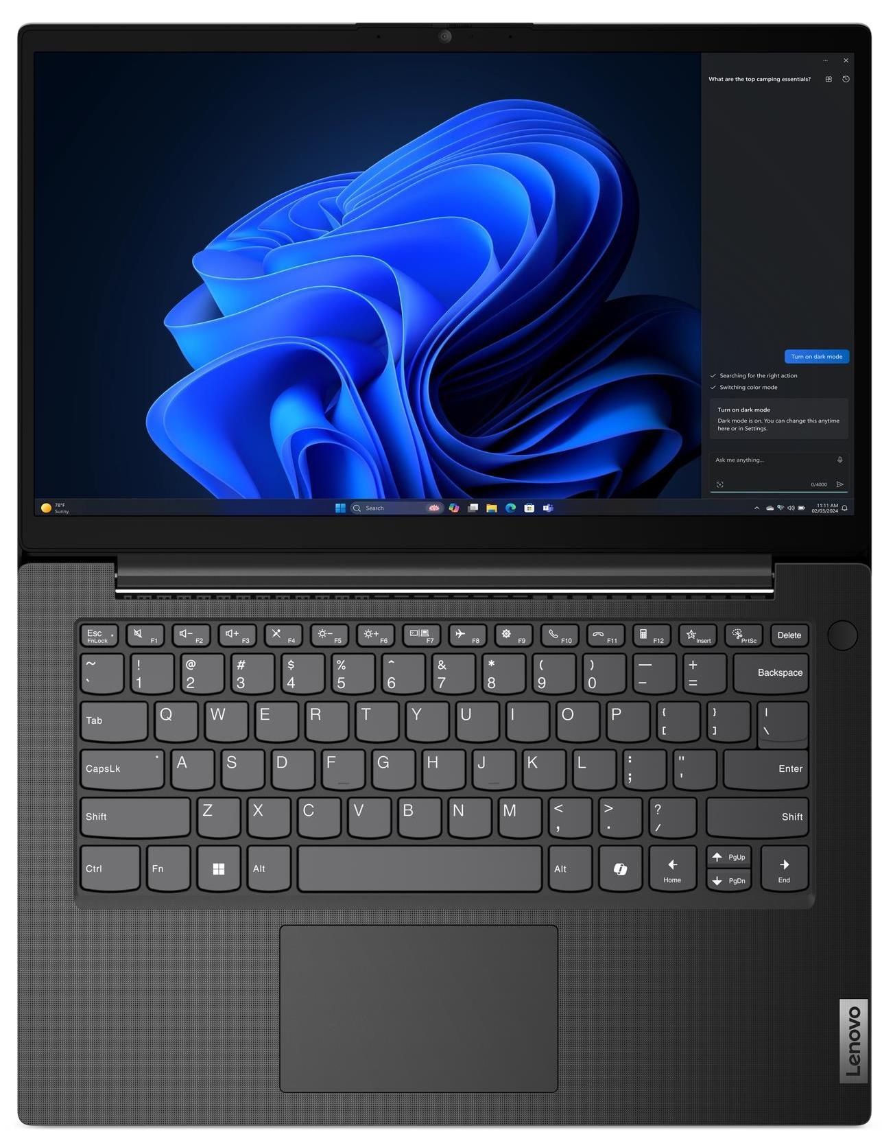 Ноутбук Lenovo V14 G5 IRL (83GU0086FW) [14" Full HD, Core i7-13620H, 16 ГБ ОЗУ, 512 ГБ SSD, DOS]
