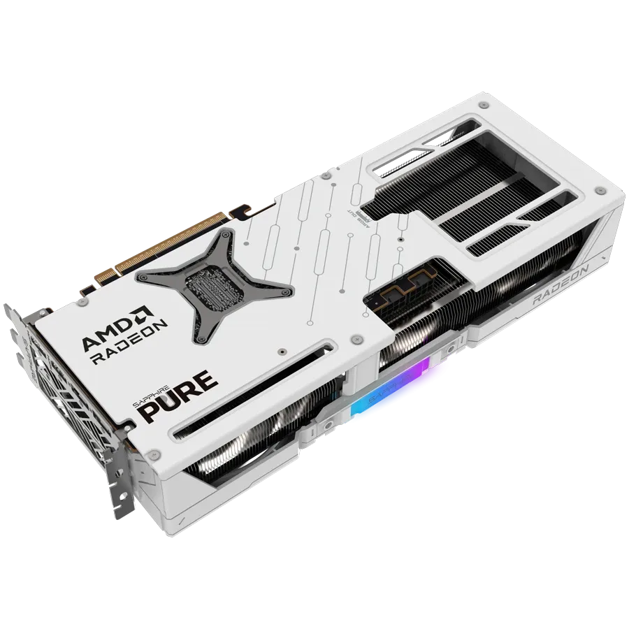 Видеокарта Sapphire PURE AMD RADEON RX 9070 GAMING OC 16GB DUAL (11349-02-20G) [16 ГБ, GDDR6, 256 бит, HDMI (2 шт), DisplayPort (2 шт)]