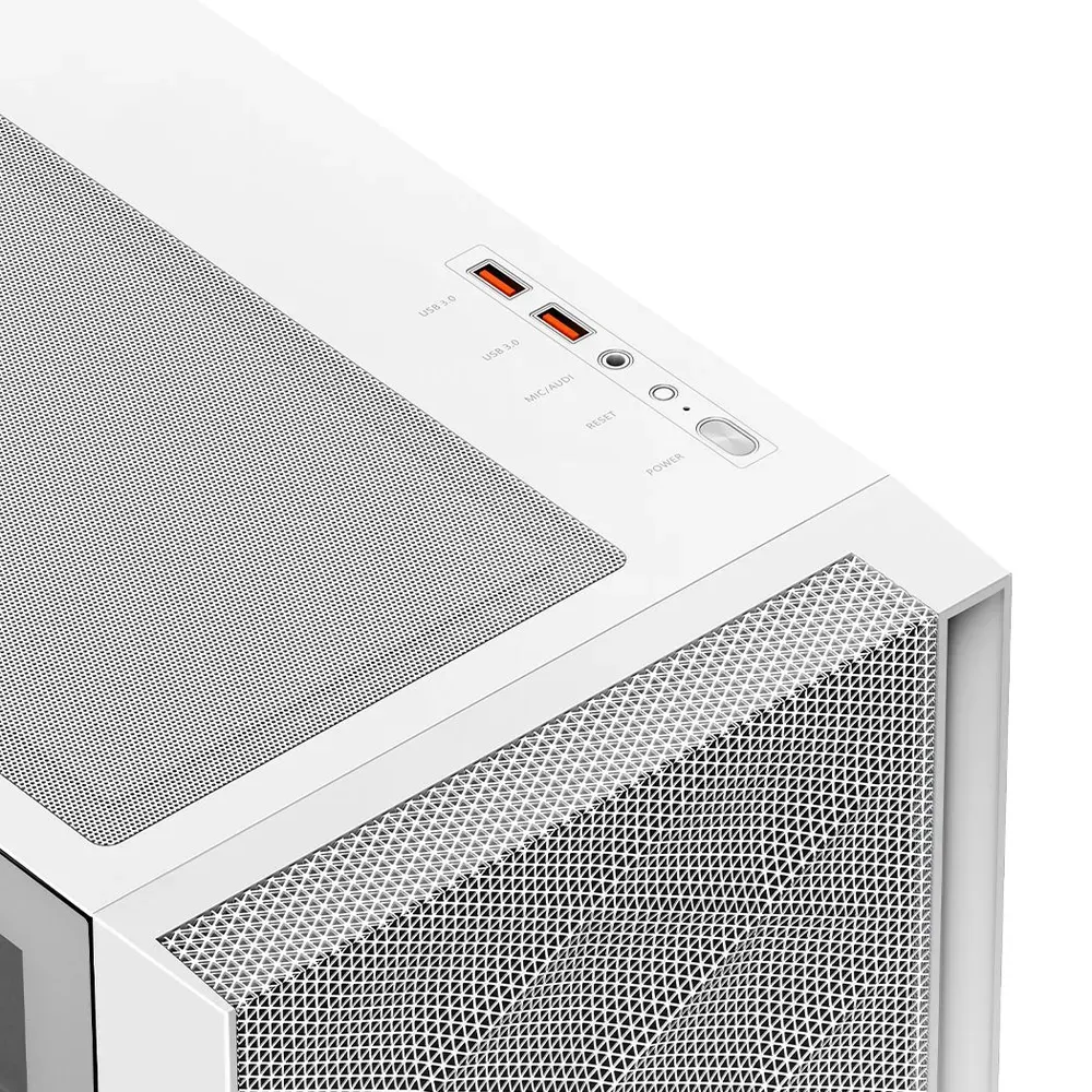 Корпус PCCooler C3D510 WH [Midi Tower, Без вентиляторов, белый]