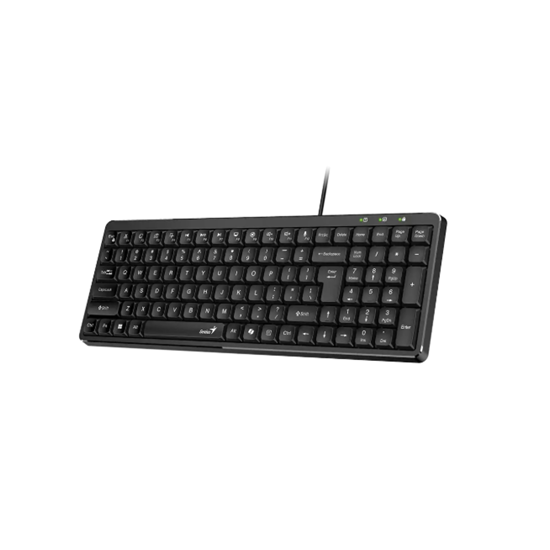 Клавиатура Genius LuxeMate 120 [Мембранная, проводная, черная]