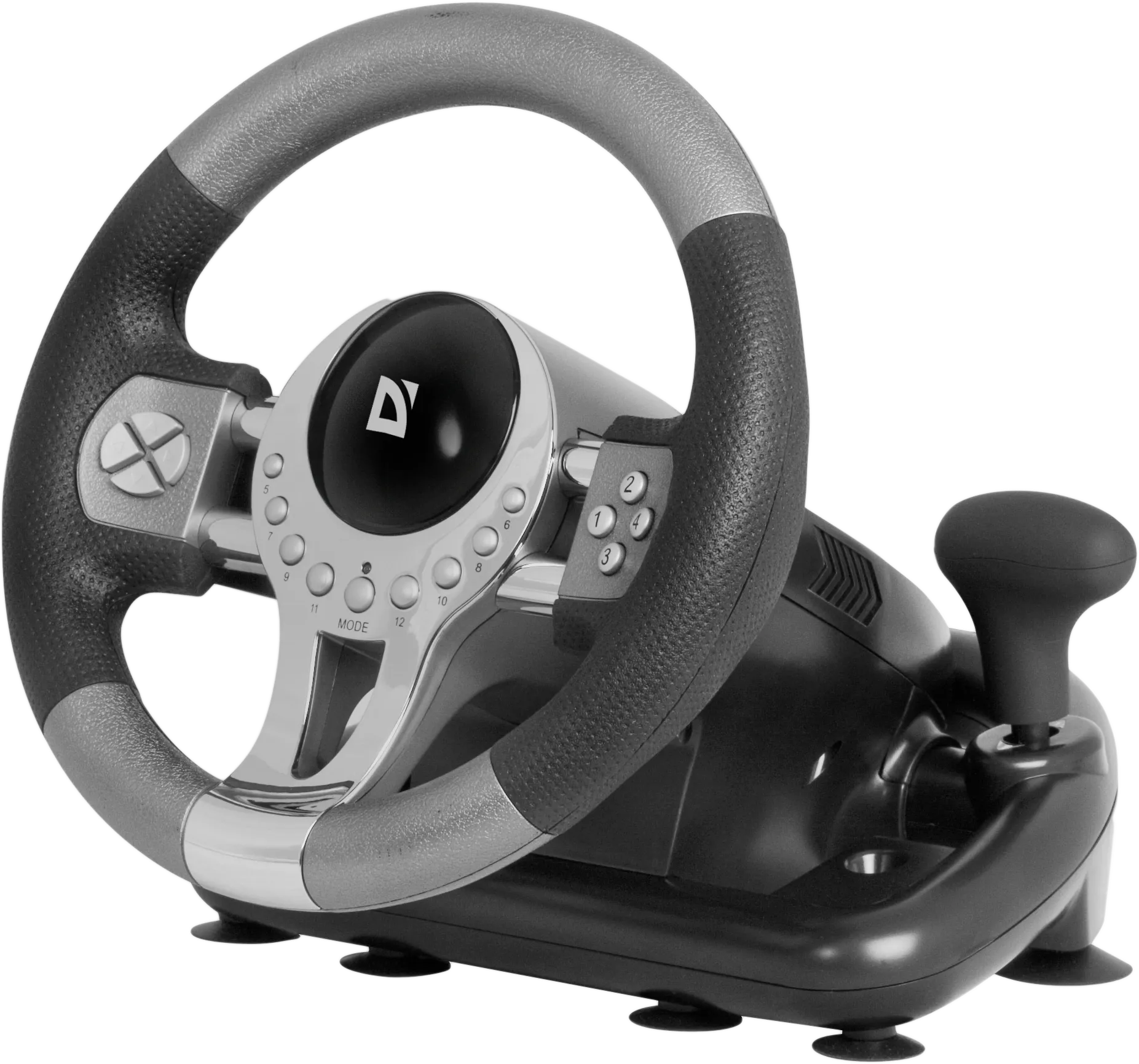 Руль игровой Defender FORSAGE GTR USB (64367), серый