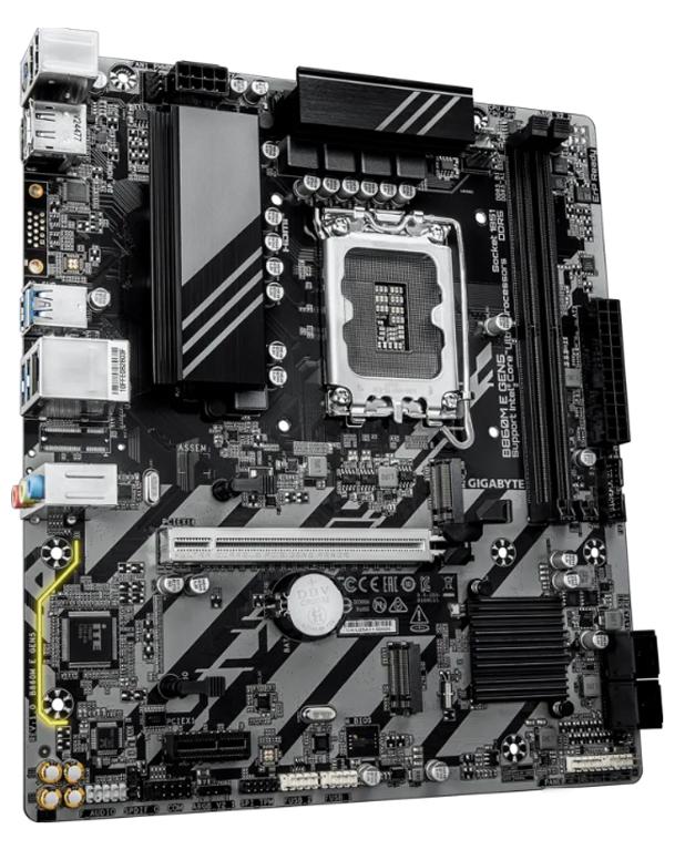 Материнская плата Gigabyte B860M E GEN5 [LGA 1851, Intel B860, 2xDDR 5, 2xM.2, 1xPCI-E x16, Micro-ATX]