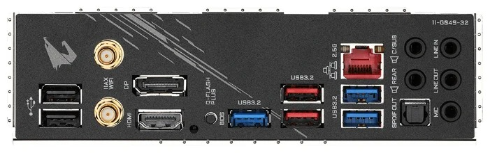 Материнская плата Gigabyte B550 AORUS ELITE AX V2, AM4/ 4x DDR4/ 4x SATA3/ 2x M.2/ Wi-Fi/ Bluetooth/ ATX