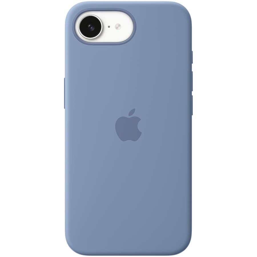 iPhone 16e Silicone Case – Winter Blue