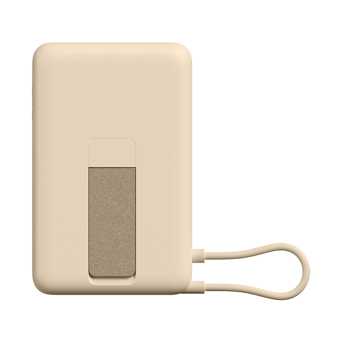 Портативный внешний аккумулятор Xiaomi Magnetic Power Bank 10000 with Built-in Stand Beige (WPB1007Z)