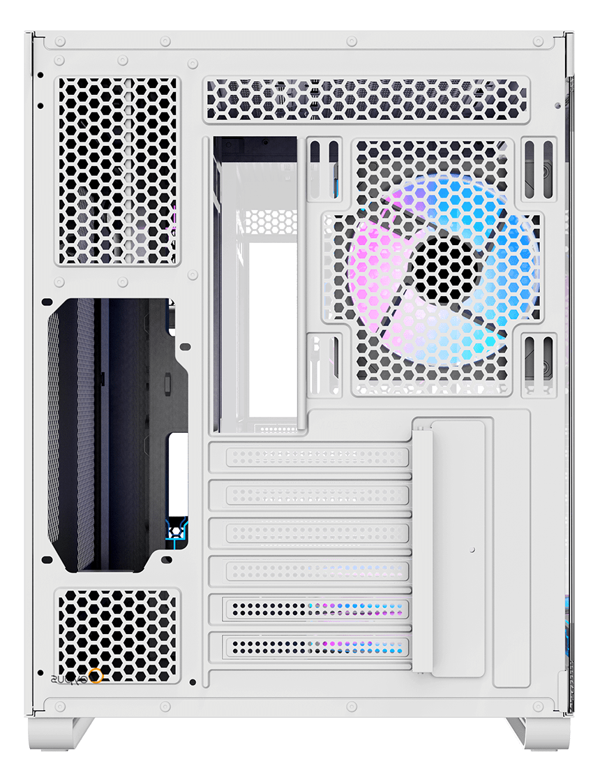 Корпус Ocypus Iota C70 ARGB (Iota-C70-WHD600XX-GL) [Midi Tower, 6 x 120 мм ARGB, белый]