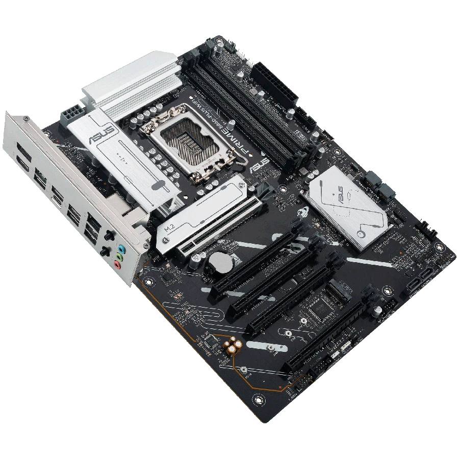 Материнская плата Asus PRIME B860-PLUS WIFI [LGA 1851, Intel B860, 4xDDR 5, 2xM.2, 5xPCI-E x16, Standard-ATX]