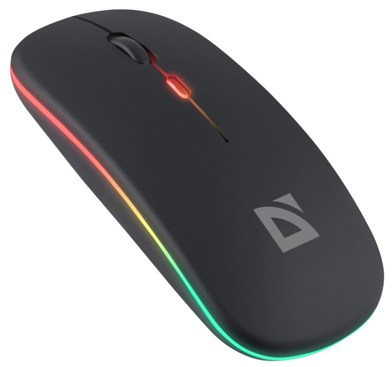 Мышь Defender Coda MB-261 (52261) [беспроводная, светодиодная, 1600 DPI, подсветка, черная]