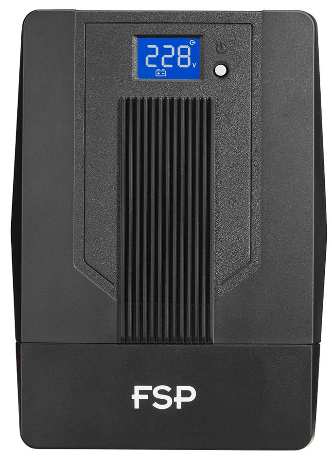 ИБП FSP iFP 1000 600W/батареи 12V 7Ahx2/2xUSB/RJ45/4 розетки IEC/ЖК дисплей