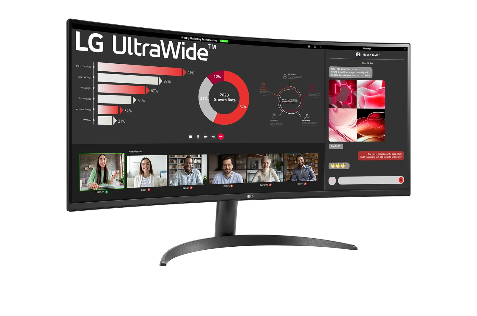 Монитор LG UltraWide QHD (34WR50QK-B) [34", 3440x1440, 100 Гц, 5 мс, HDMI x2, DisplayPort]