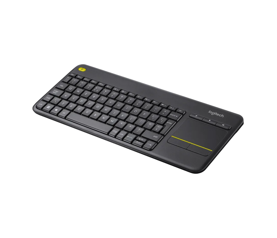 Клавиатура Logitech K400 Plus (920-007145) [мембранная, беспроводная, серая]