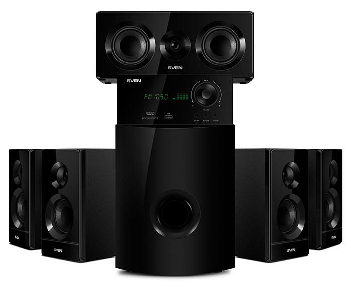 Колонки SVEN HT-210, черный