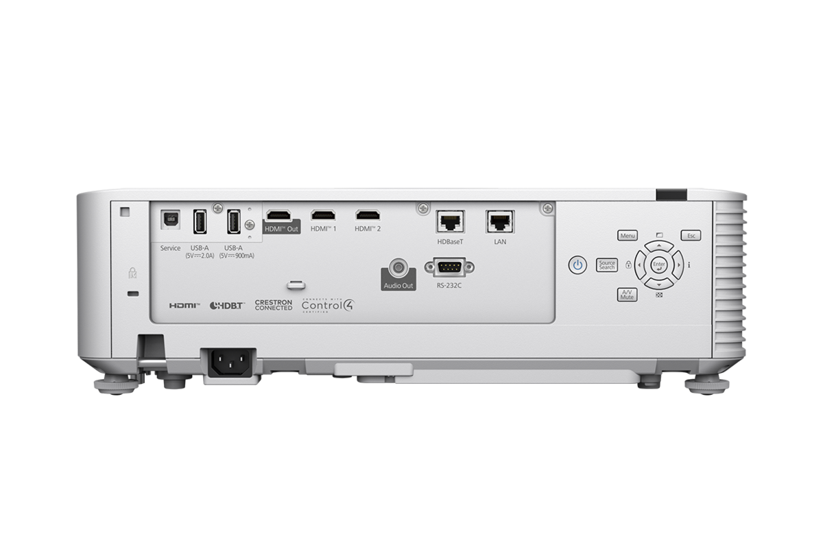 Проектор лазерный Epson EB-L890E (V11HB24080), 3LCD, WUXGA, 8000LM, 5млн:1, 16:10, улучш 4К, USB, HDMI, Ethernet, WIFI