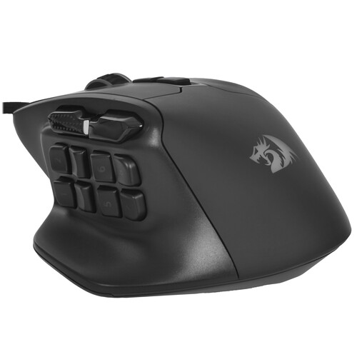 Мышь Redragon Aatrox (71276) [проводная, светодиодная, 12400 DPI, подсветка, черная]