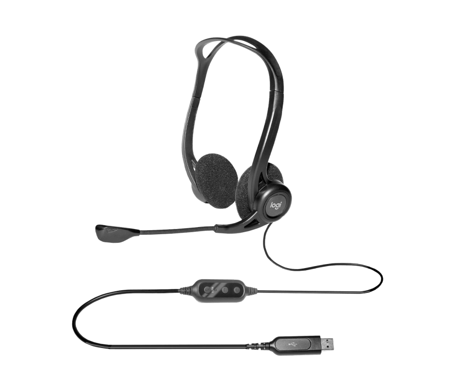 Гарнитура Logitech Headset PC 960, [981-000100]