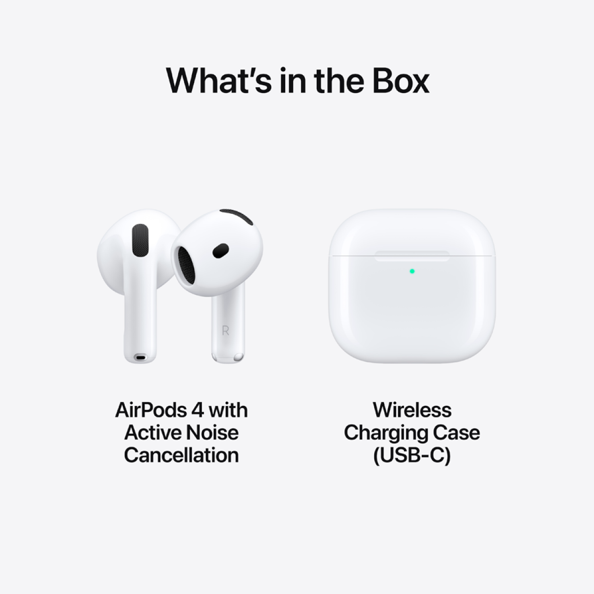Беспроводные наушники Apple AirPods 4 (MXP93ZE/A)