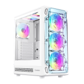 Корпус GameMax Starlight 2 AW White [Midi Tower, 6 x 120 мм ARGB, белый]