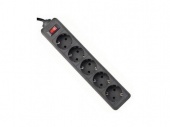 Сетевой фильтр Defender ES 1.8 - 1,8 М, 5 розеток черный 