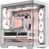 Корпус Formula V Crystal Z7 PA [Midi Tower, 5 x 120мм ARGB, белый]