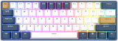 Клавиатура Royal Kludge RK61 Plus [механическая, проводная + беспроводная, RGB подсветка, RK Brown, белая]