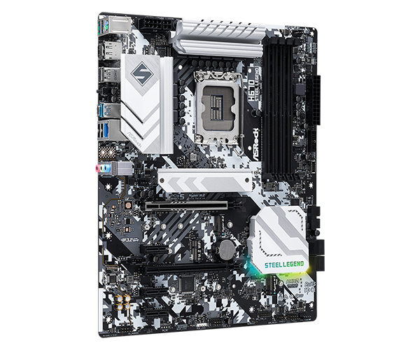 Материнская плата ASRock H670 STEEL LEGEND [LGA 1700, Intel H670, 4xDDR 4, 3xM.2, 2xPCI-E x16, Standard-ATX]