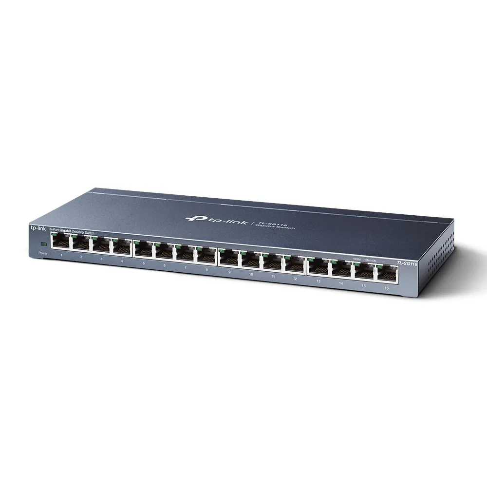 Коммутатор GbE 16-портовый Tp-Link TL-SG116