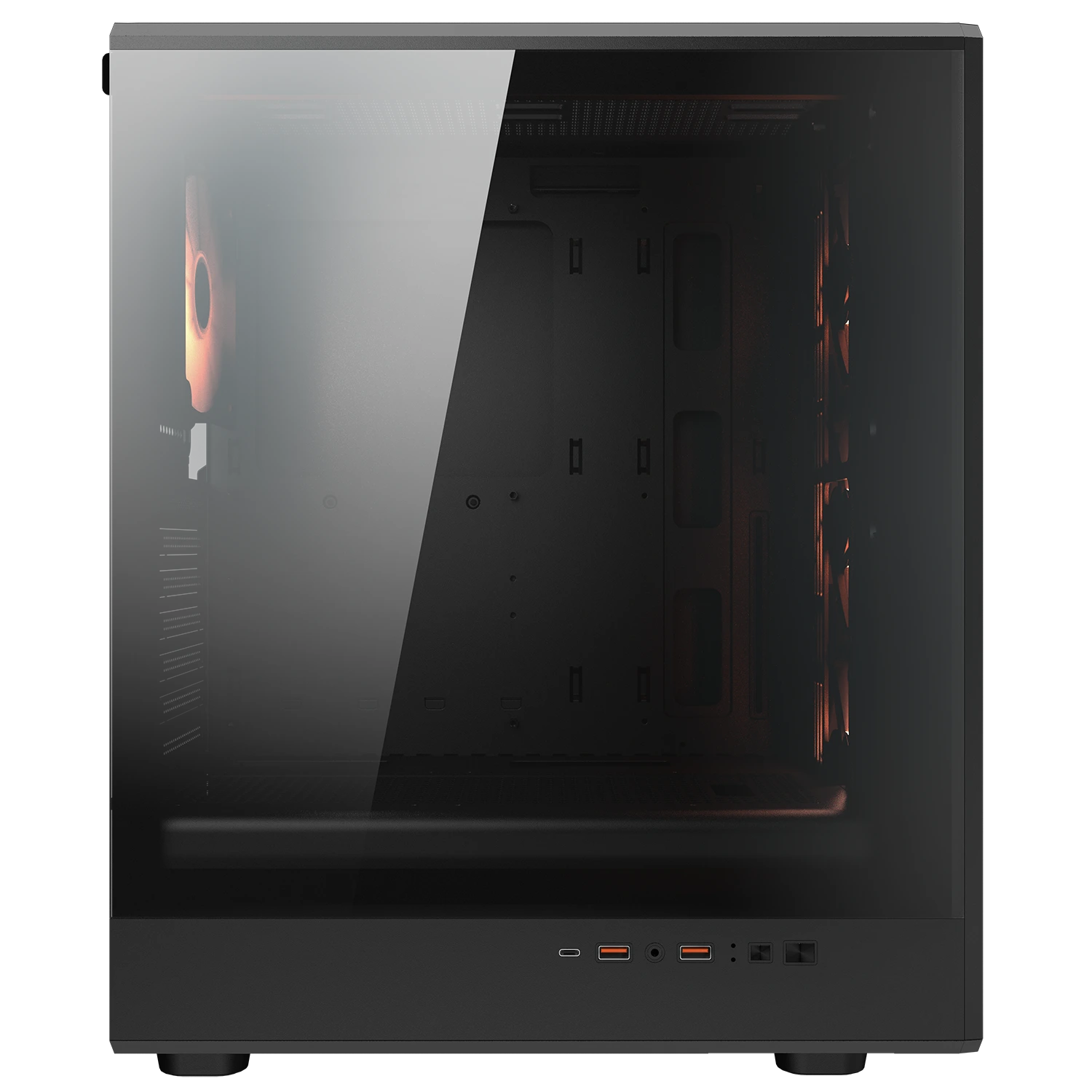 Корпус Cougar Airface Pure Pro [Midi Tower, 4 x 120 мм, черный]