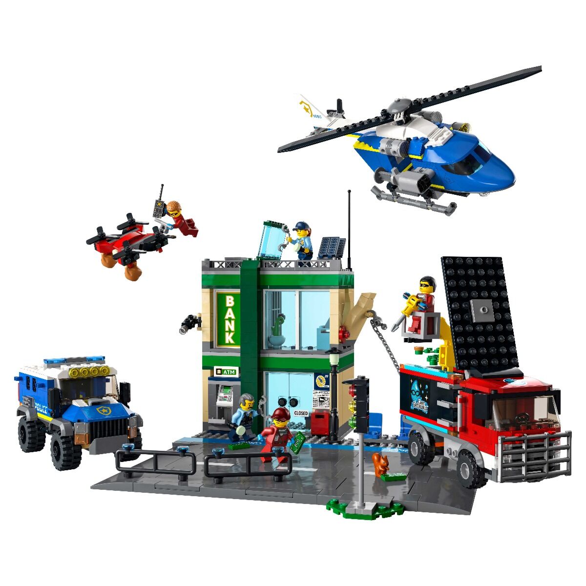 Конструктор LEGO City Полицейская погоня в банке (60317)