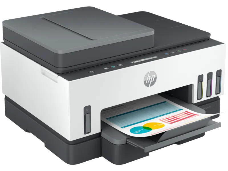 МФУ HP Smart Tank 750 (6UU47A) [A4, струйный, цветной, СНПЧ, 1200 x 1200 DPI, Дуплекс, АПД, Wi-Fi, USB, Bluetooth]
